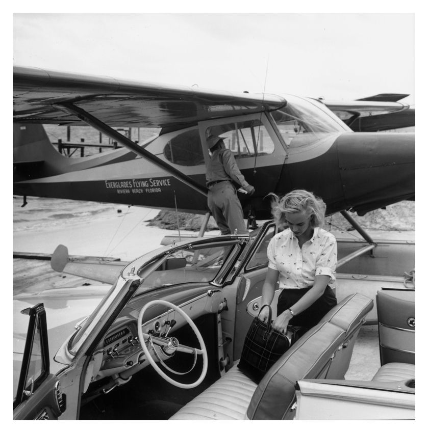 Slim Aarons 'Private Transport' Unframed Archival Pigment Print photo furniture
