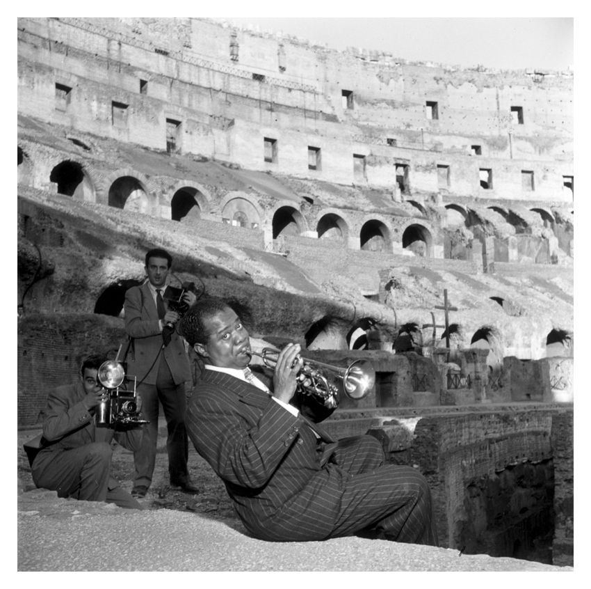 Slim Aarons 'The King Of Jazz' Unframed Archival Pigment Print photo furniture