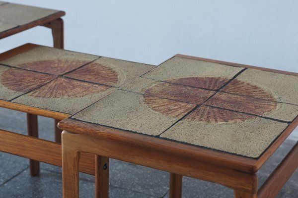 Teak Side Tables By Trioh, 1960s, Set Of 3 photo vinterior