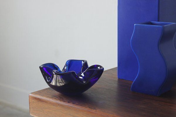 Vintage Italian Glass Ashtray, 1970s photo furniture