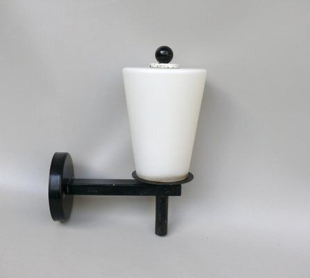 Bauhaus Outdoor Lamp In Black & White, 1930s photo for sale
