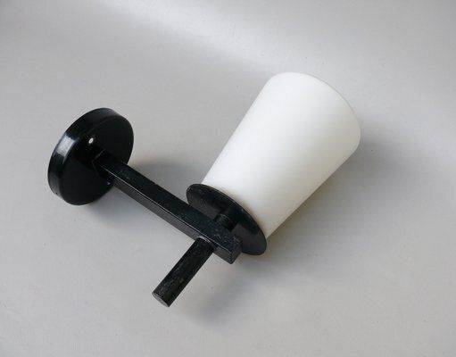 photo furniture Bauhaus Outdoor Lamp In Black & White, 1930s
