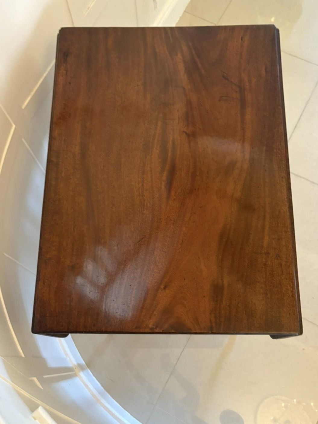 Antique 19th Century Quality Figured Mahogany Pembroke Table photo 1785.0