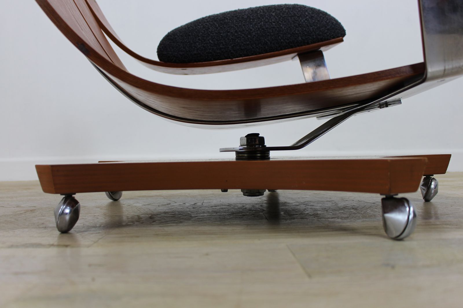 photo furniture G Plan Teak Housemaster Chair Newly Upholstered In Boucle