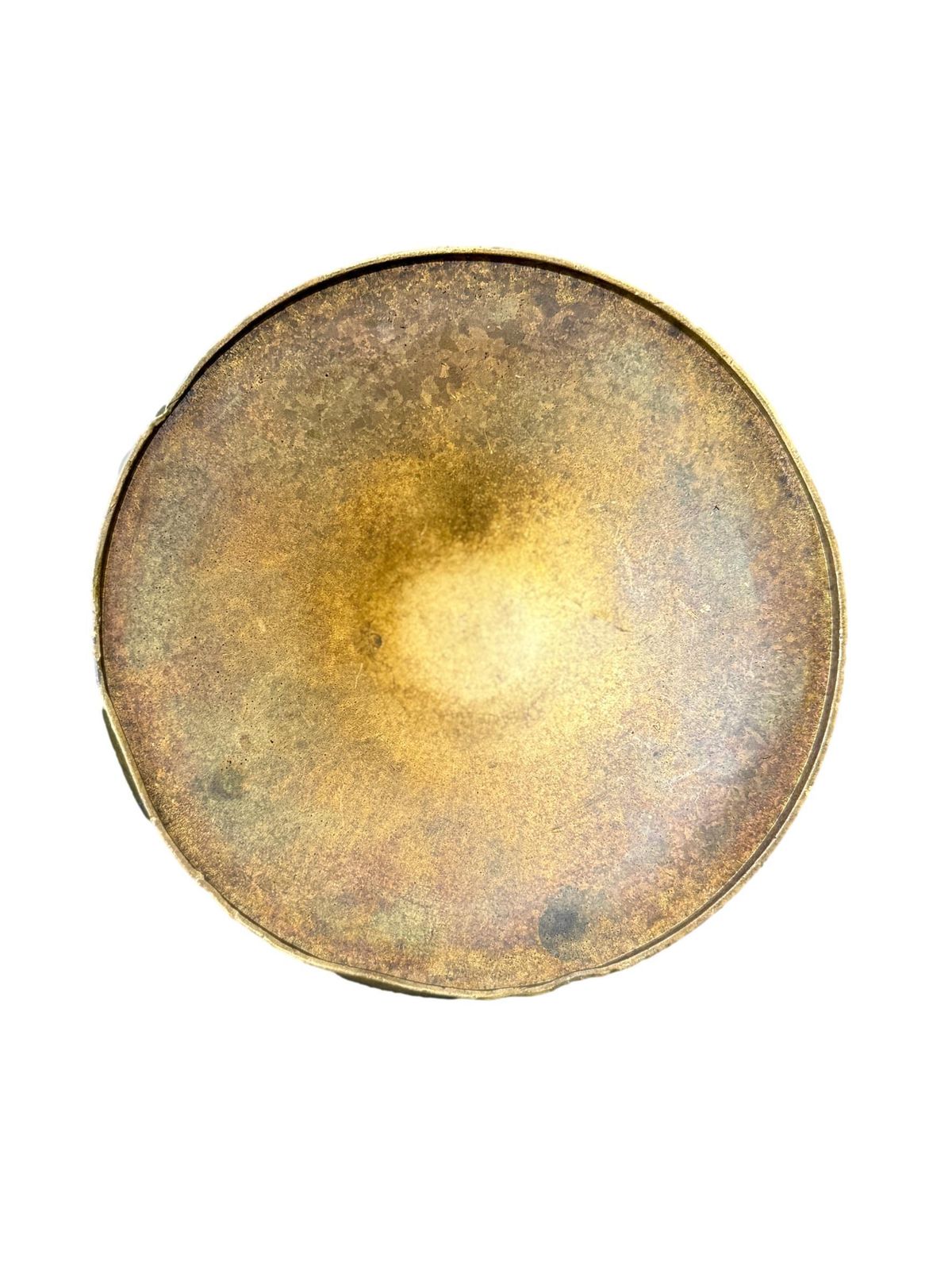 photo for sale Antique French Neo Classical Bronze Cassolette Covered Dish, Fruit & Flower Motif