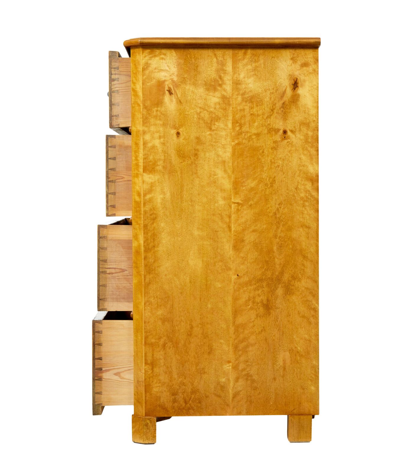 Swedish 19th Century Birch Chest Of Drawers photo buy