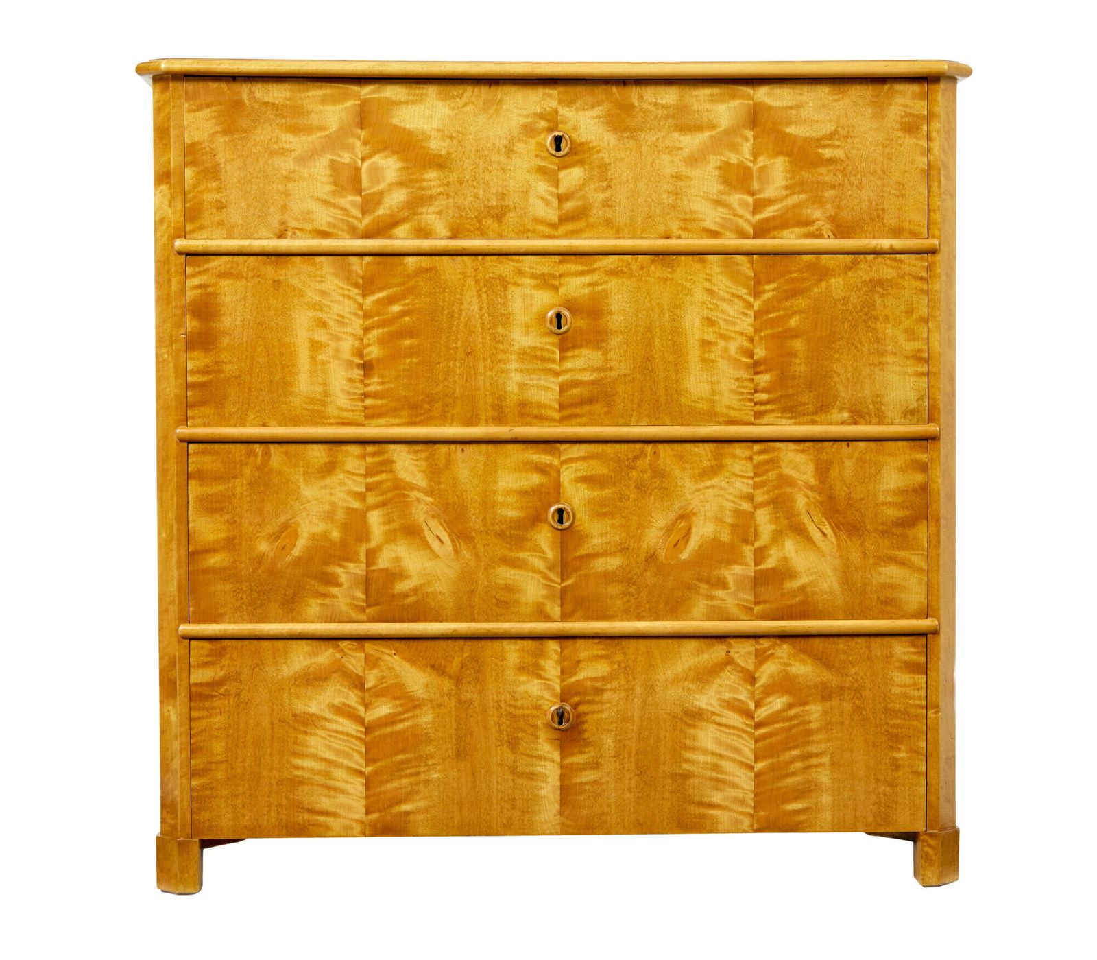 photo furniture Swedish 19th Century Birch Chest Of Drawers