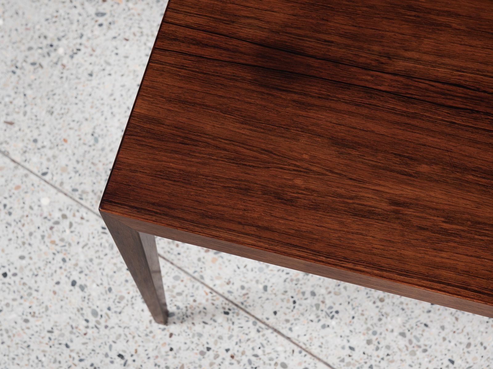 Midcentury Danish Square Side Table In Rosewood By Severin Hansen For Haslev 1960s photo Furniture