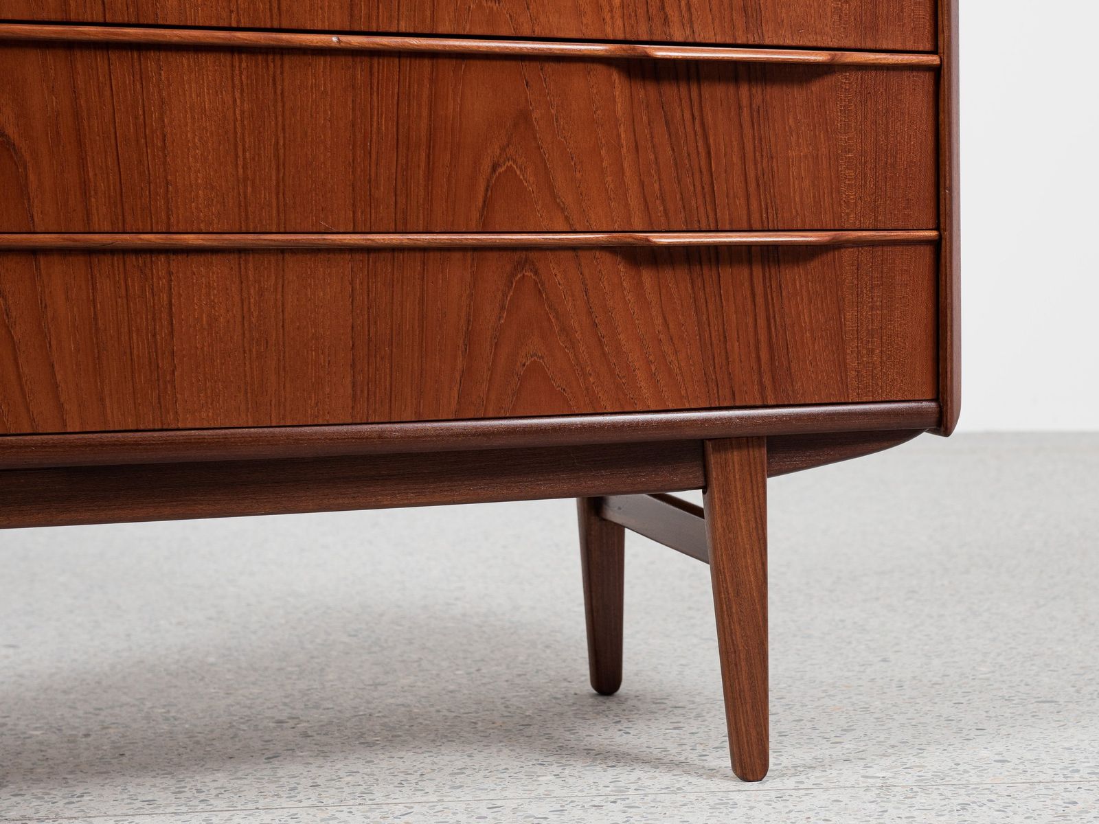 photo furniture Midcentury Danish Wider Chest Of 5 Drawers In Teak 1960s