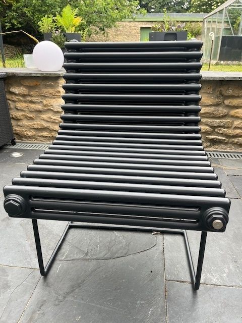Striking And Sculptural Longe Chair By Designer George Culbert photo for sale