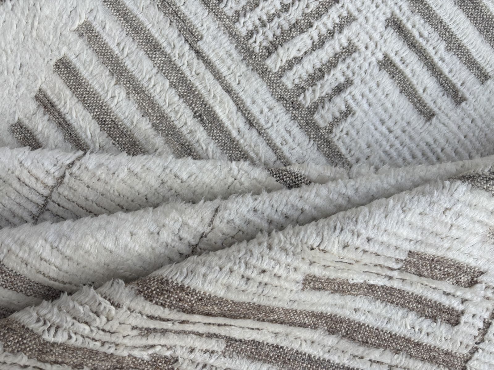305x427 Cm Vintage Hand Knotted Moroccan Style Large Area Rug. 100% Natural Wool photo 2299.0