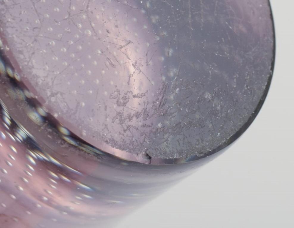 Gunnel Nyman For Nuutajärvi Notsjö. Modernist Finnish Art Glass Vase. photo buy