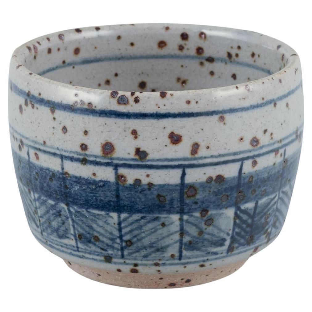 Gerd Hjort Petersen For Royal Copenhagen. Small Unique Vase In Stoneware.