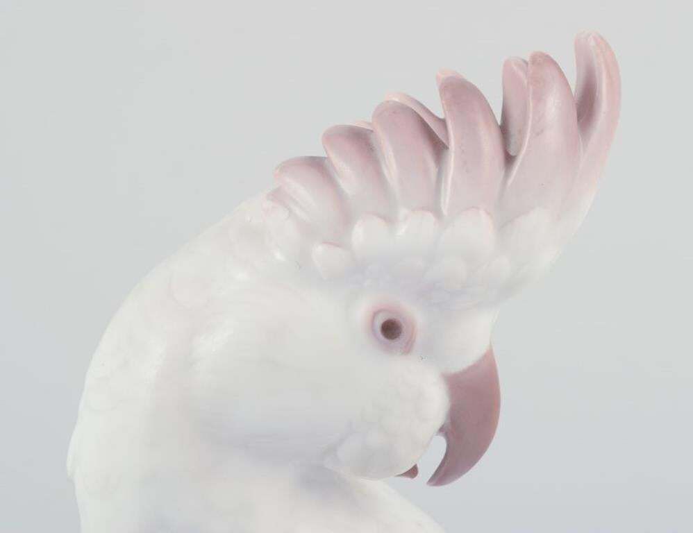 Rosenthal, Germany. Cockatoo In Porcelain. Art Deco Style. photo 422.0