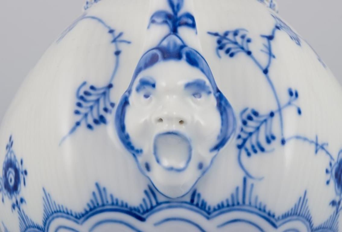 Royal Copenhagen Blue Fluted Full Lace. Large Porcelain Teapot. photo vintage