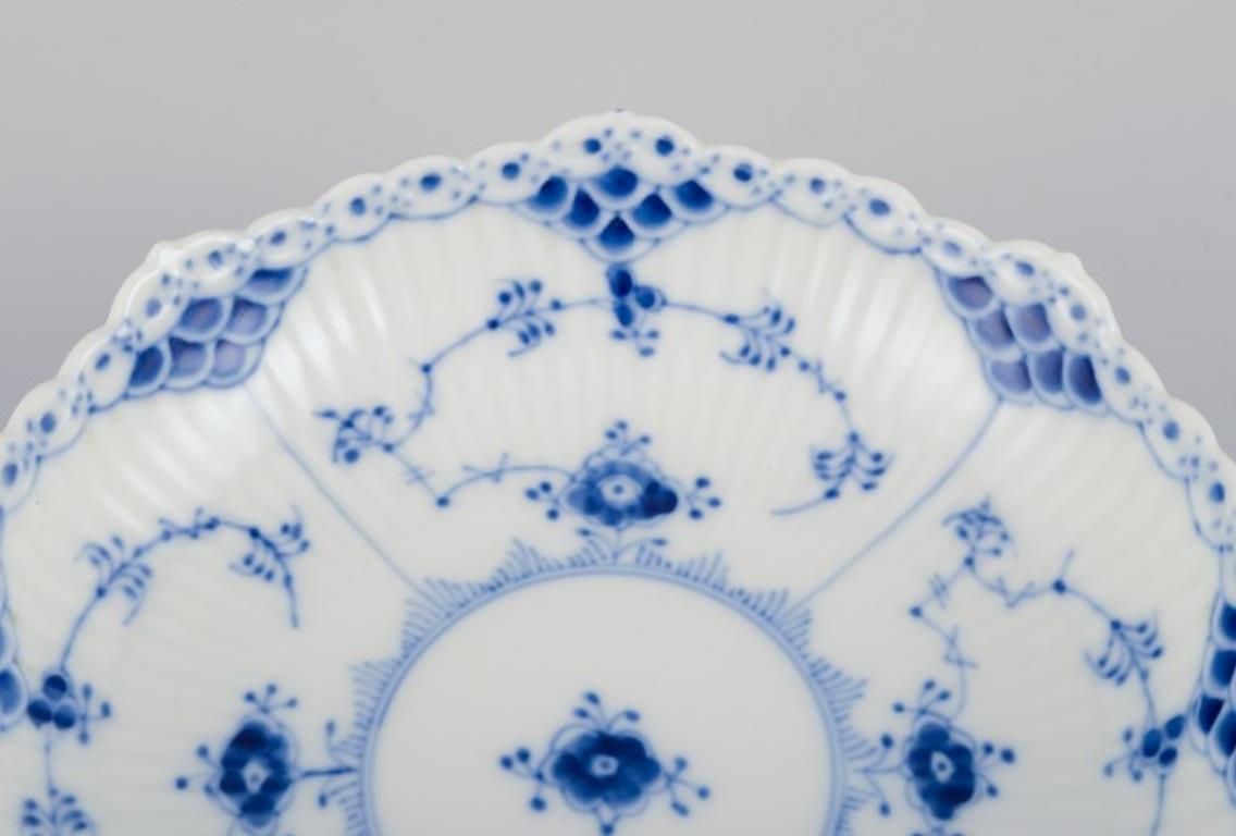 Royal Copenhagen Blue Fluted Half Lace, Low Centerpiece In Porcelain photo 181.0