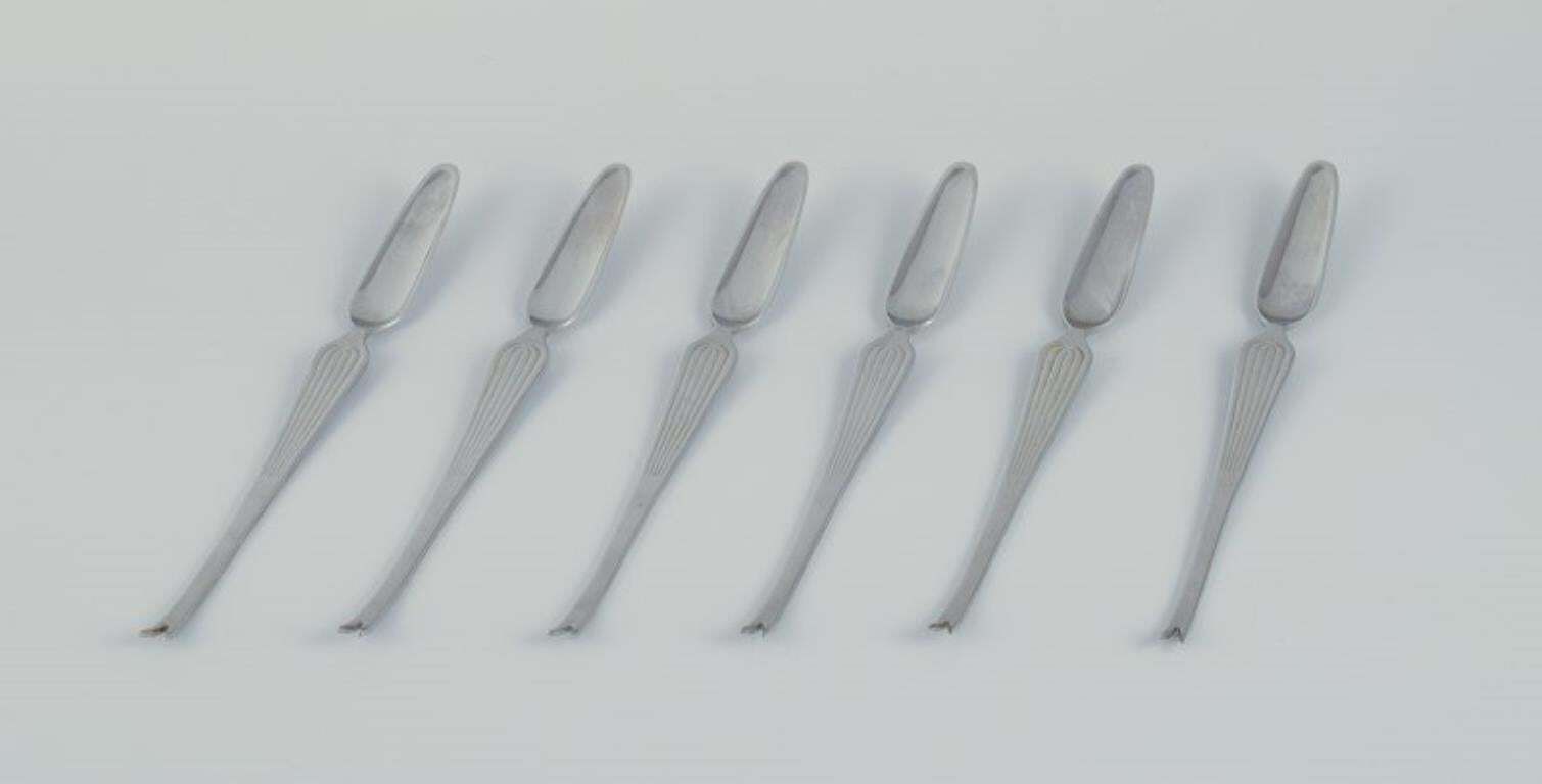 Kaj Franck For Hackman. Set Of Six "Scandia" Lobster Forks In Stainless Steel photo furniture