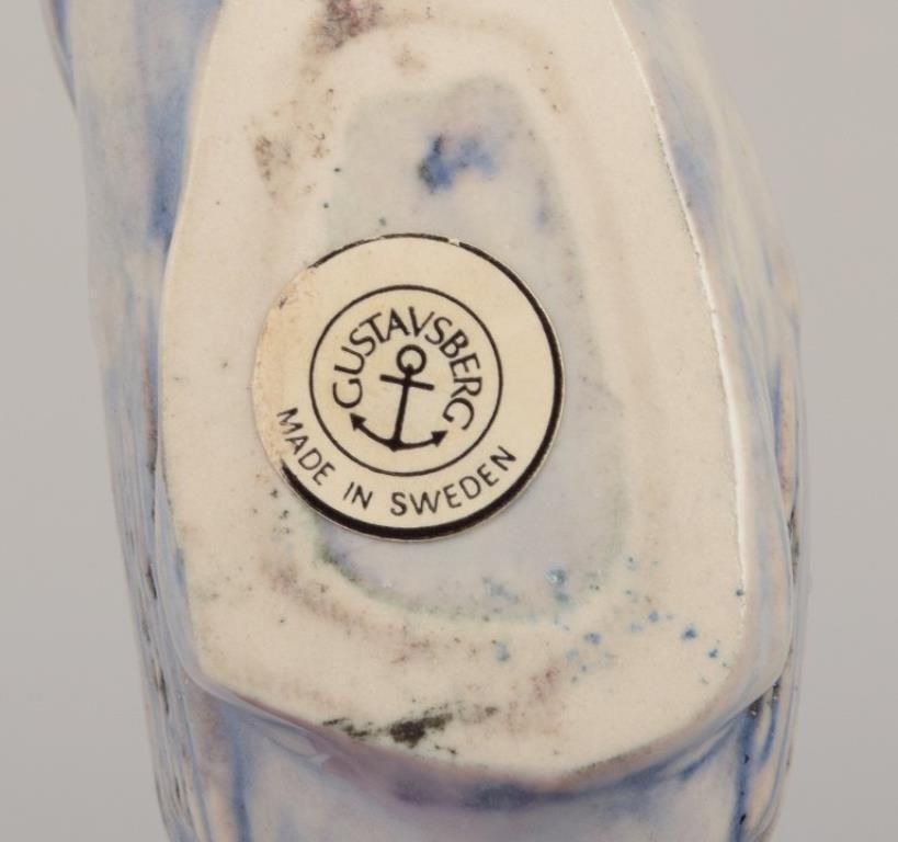 Sven Wejsfelt For Gustavsberg. Unique "Stim" Fish In Glazed Ceramics. photo buy
