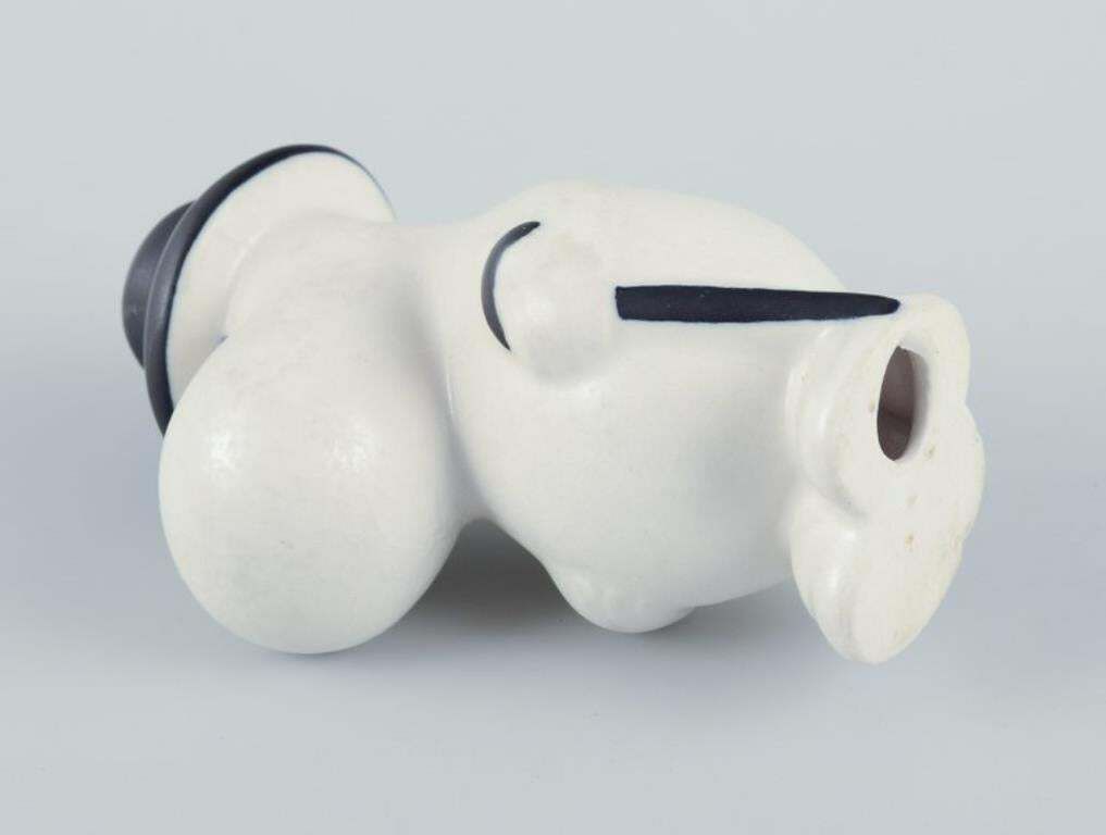 Arabia, Finland. Hand Painted Ceramic Figurine Of Moominpappa From The Moomins. photo buy