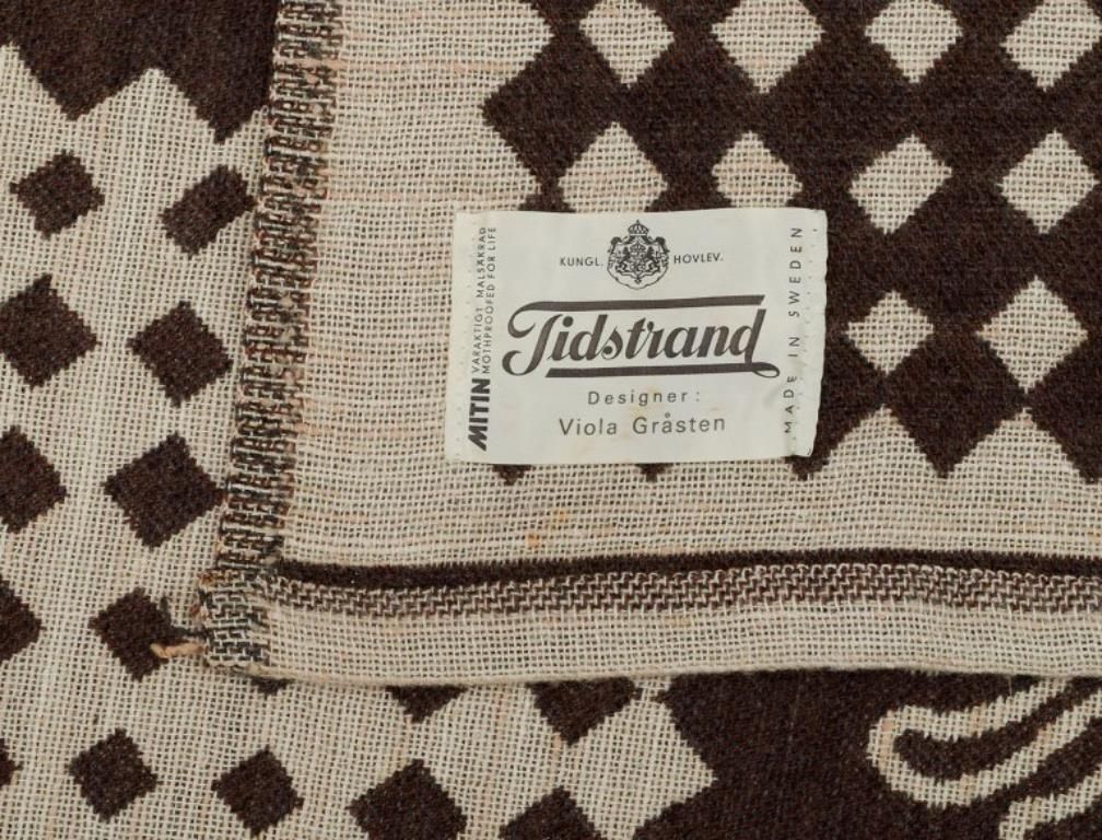 Viola Gråsten For Tidstrand Large Handwoven Wall Tapestry In Pure Wool. photo vinterior
