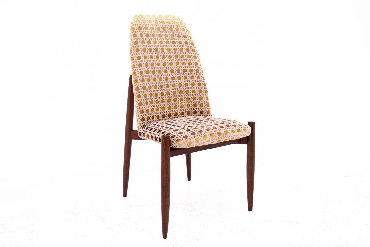 Set Of Art Deco Chairs, Czechoslovakia, 1950s. After Renovation. photo for sale