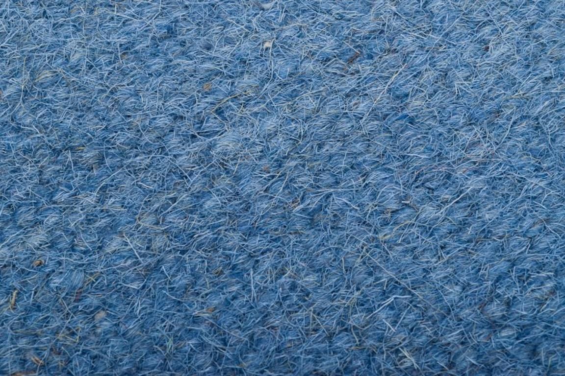 Swedish Handwoven Carpet In Pure Wool. Rölakan Technique. Mid 20th C. photo buy