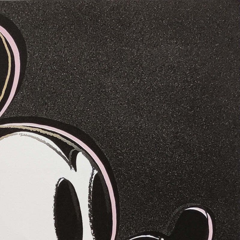 1980s Gorgeous Andy Warhol "Mickey Mouse" Limited Edition Lithograph By Leo Castelli photo Art