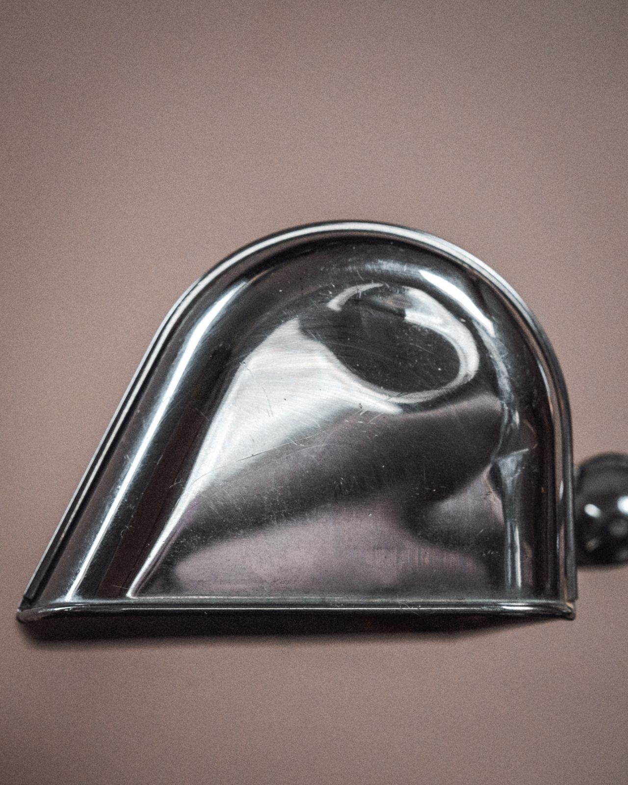 Chrome And Black Fossil Marble Base Art Deco Desk Lamp    Artisanat Francais photo 299.0