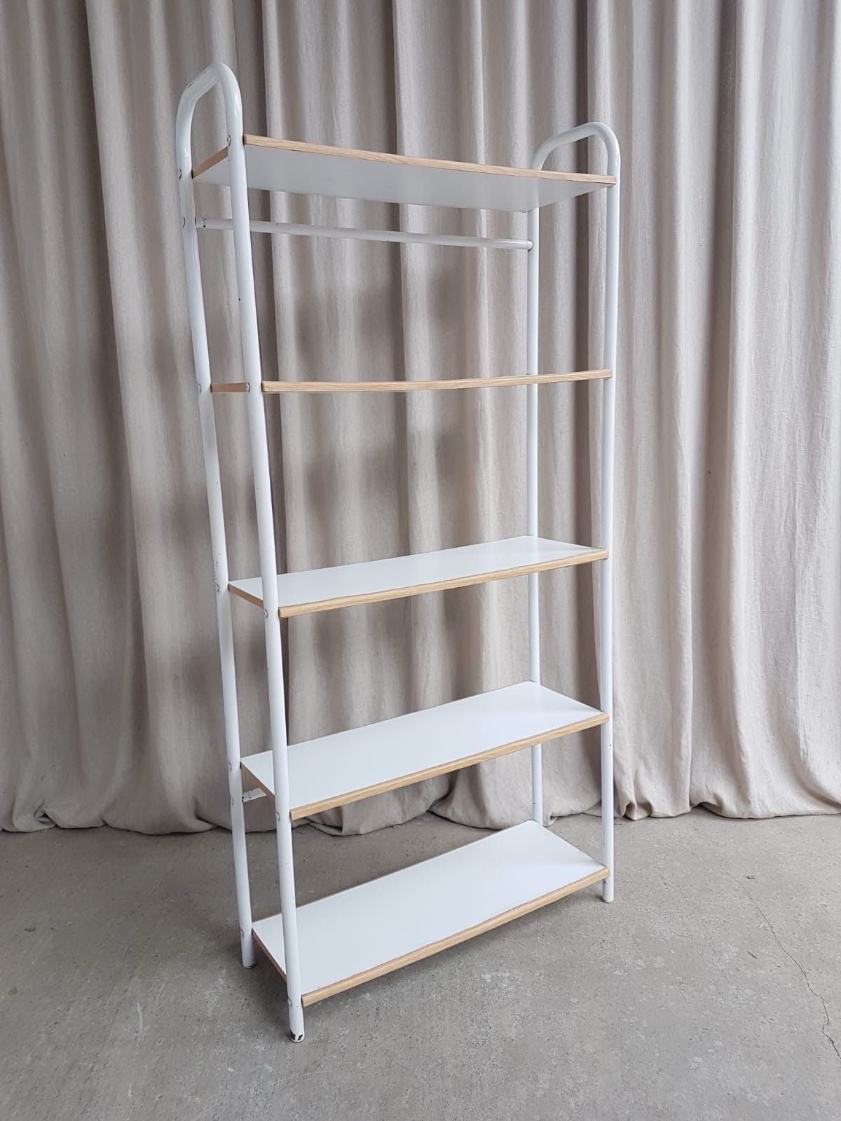 Vtg Late Mid Century 80s Post Modern Bookcase Shelving Wall Unit R853 photo 293.25