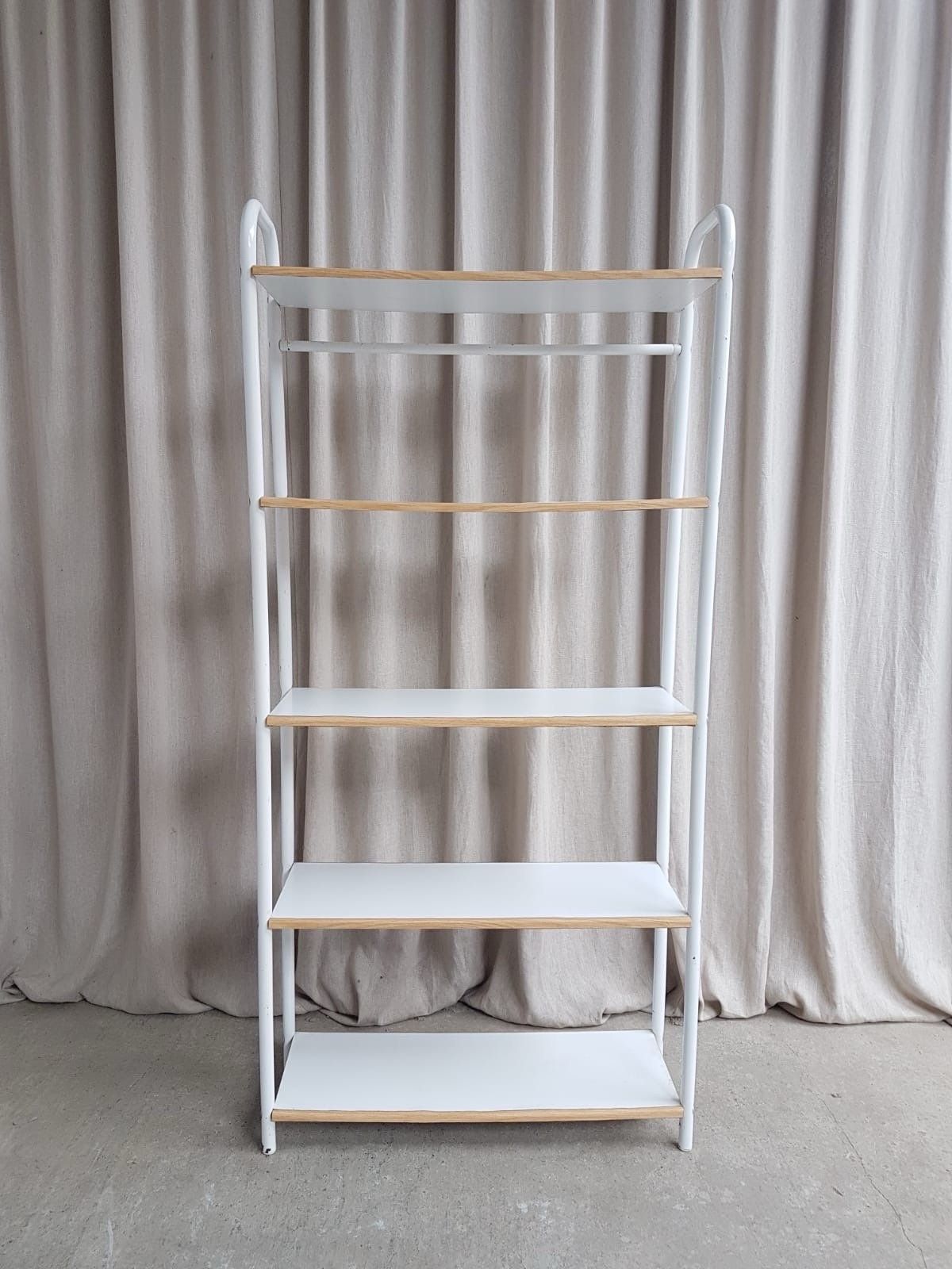 Vtg Late Mid Century 80s Post Modern Bookcase Shelving Wall Unit R853 photo vintage