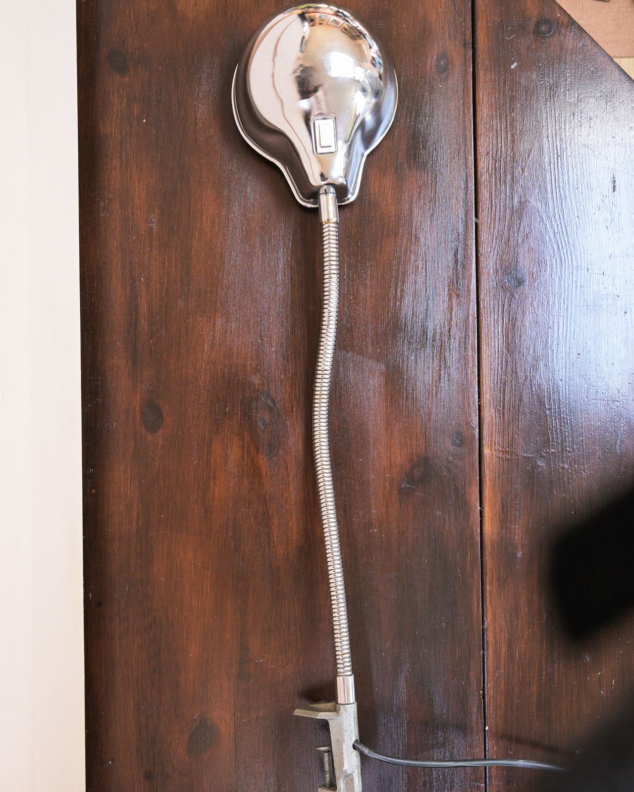 Rimsa Surgical Gooseneck Clamp Lamp 1960s With Chrome Finish. Rewired Pat Tested photo vinterior