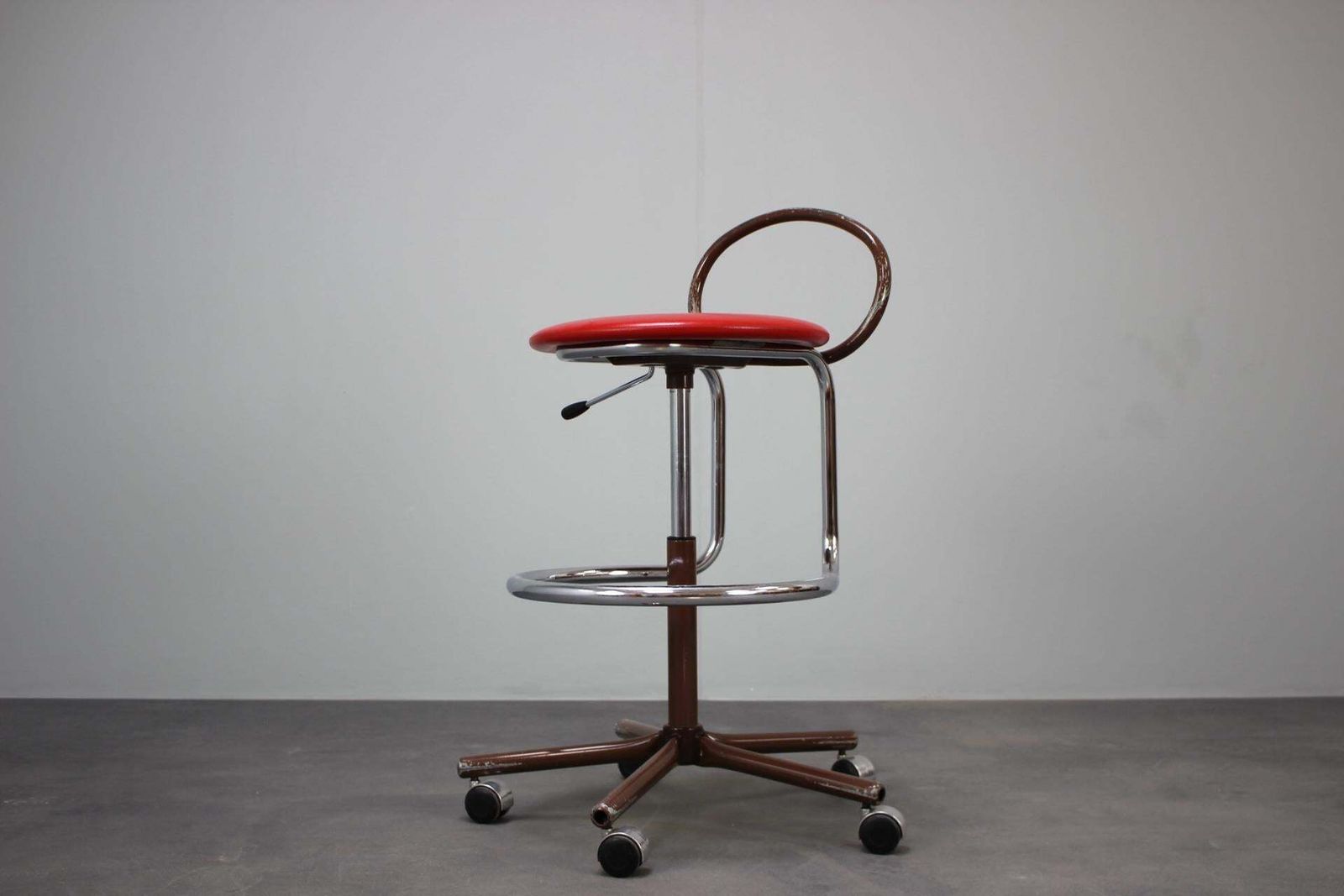 Mid Century Adjustable Industrial Workshop Chair By Kovona, 1980s, Czsk photo buy