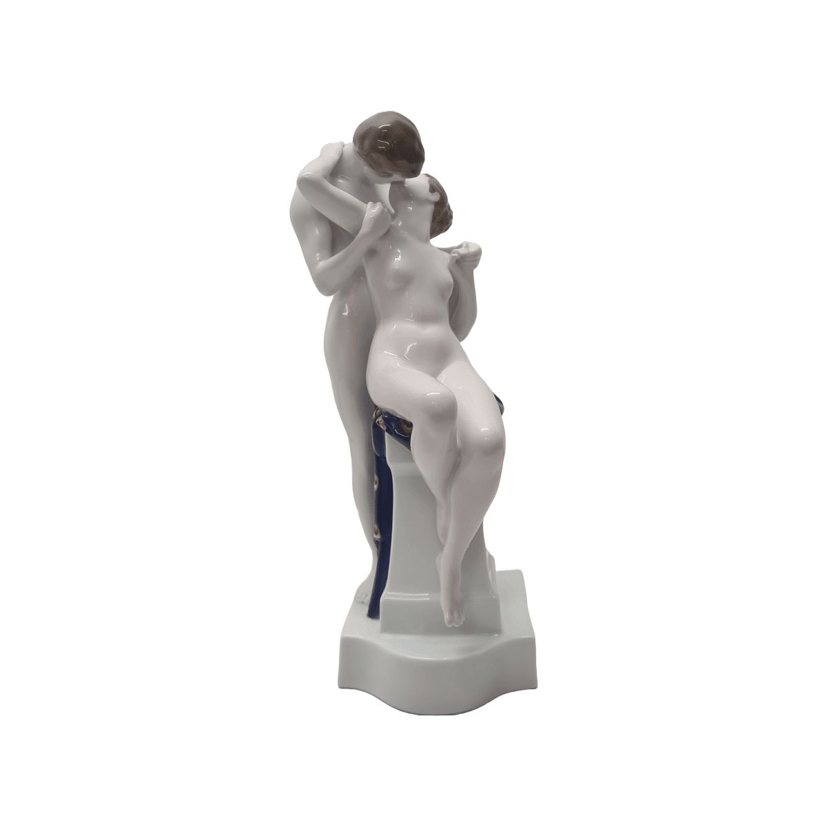 Art Deco Figurine By Richard Aigner The Spring Of Love Rosenthal, 1918