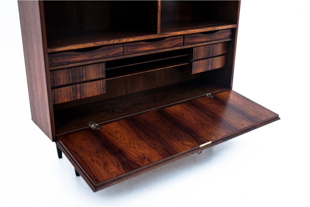 Rosewood Shelf Designed By Omann Jun, Denmark, 1960s. After Renovation. photo vinterior