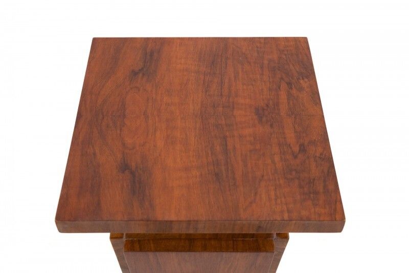 A Pair Of Art Deco Pedestals From The 1940s. photo vintage