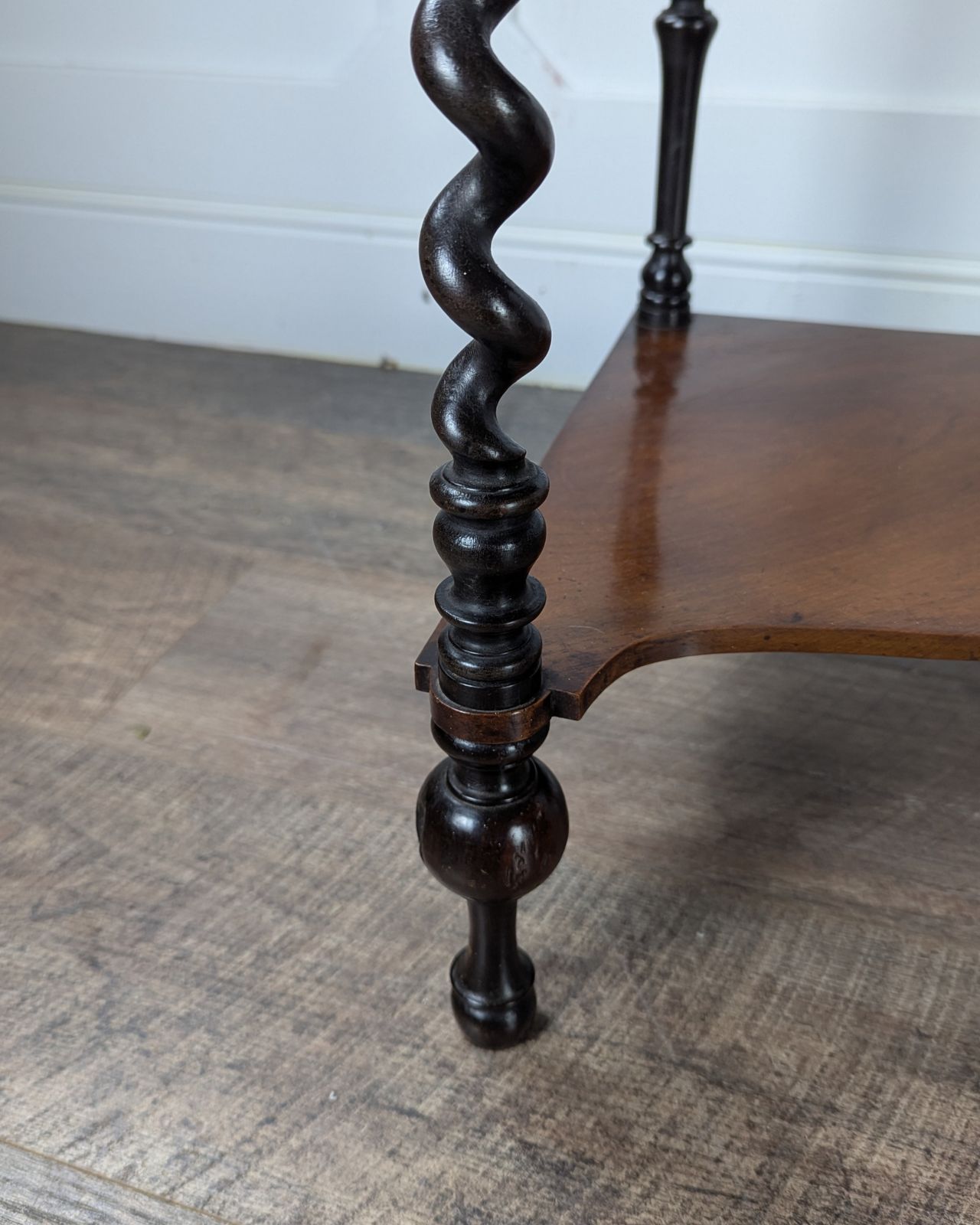 Victorian Mahogany Barley Twist Whatnot photo buy