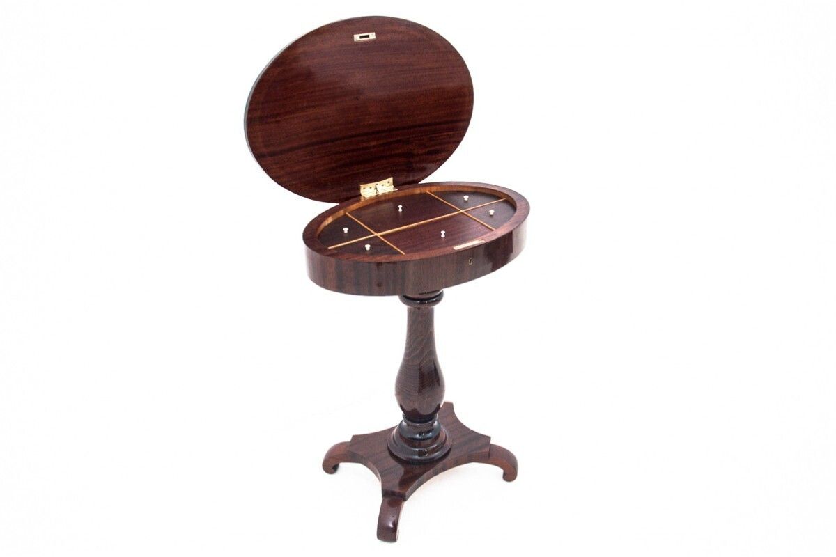 A Historic Thread Table, Northern Europe, Around 1860. After Renovation. photo furniture