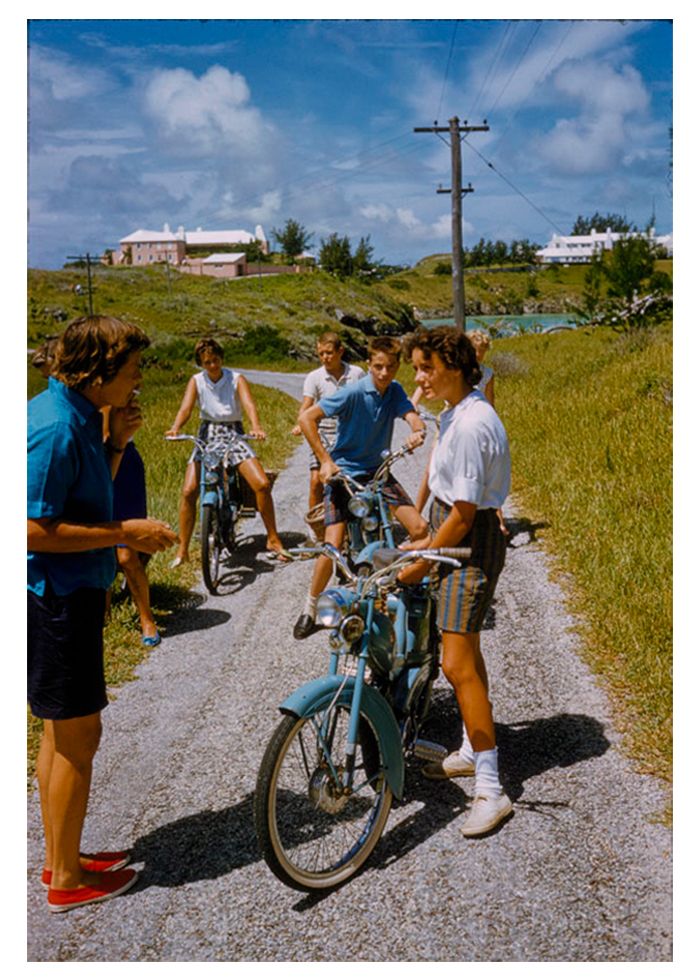 Toni Frissell 'A Bike Trip In Bermuda' Unframed Archival Pigment Print photo furniture