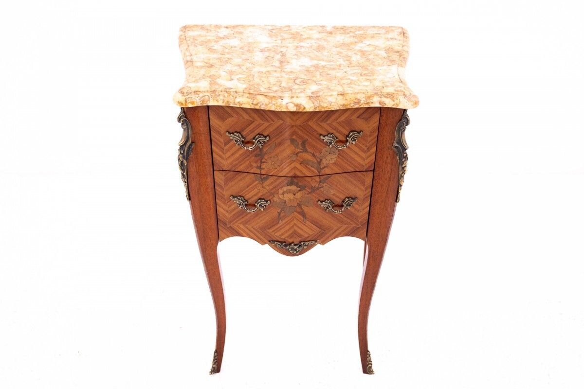 Antique Bedside Tables With Stone Top, France, Circa 1910. photo 1017.0