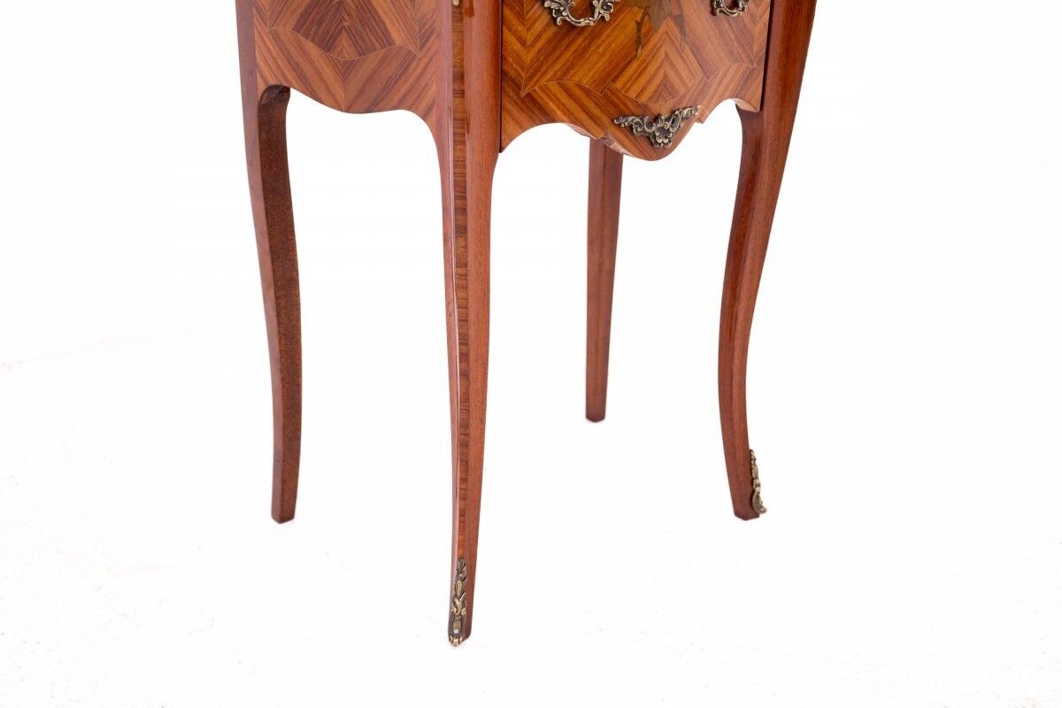 photo vinterior Antique Bedside Tables With Stone Top, France, Circa 1910.
