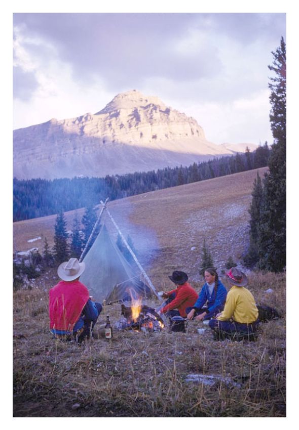 Toni Frissell 'A Campfire On The Trail' Unframed Archival Pigment Print photo furniture