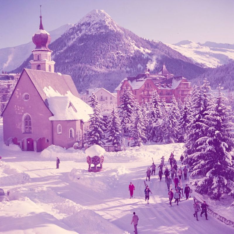 Toni Frissell 'A Church In The Snow' Unframed Archival Pigment Print