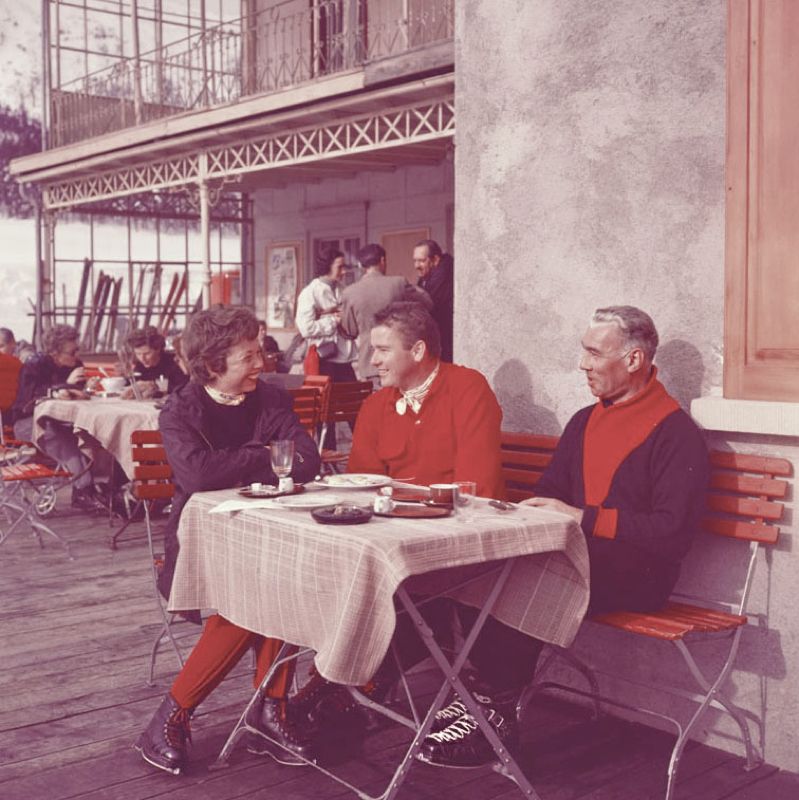 Toni Frissell 'Apres Ski Time' Unframed Archival Pigment Print