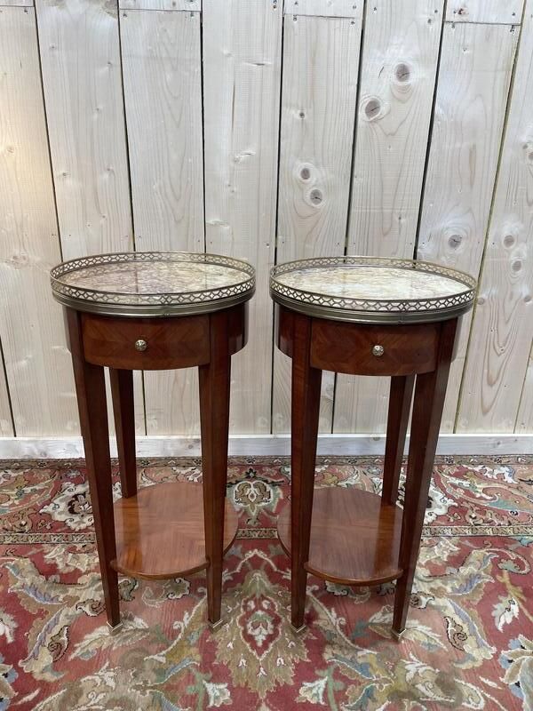 Paire De Tables De Chevets De Style Directoire   Louis XVI photo furniture