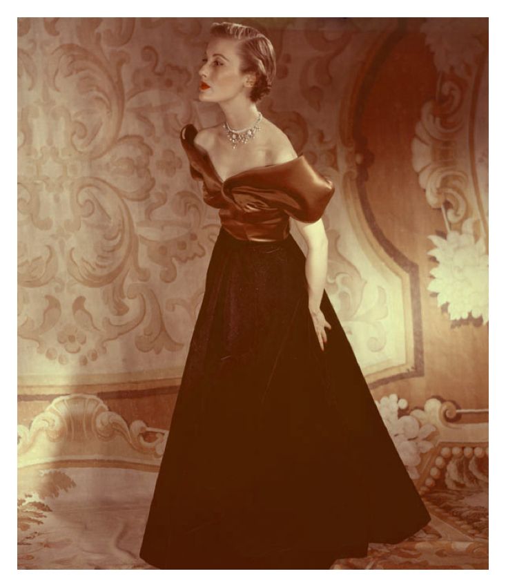 Toni Frissell 'Evening Gown' Unframed Archival Pigment Print photo furniture