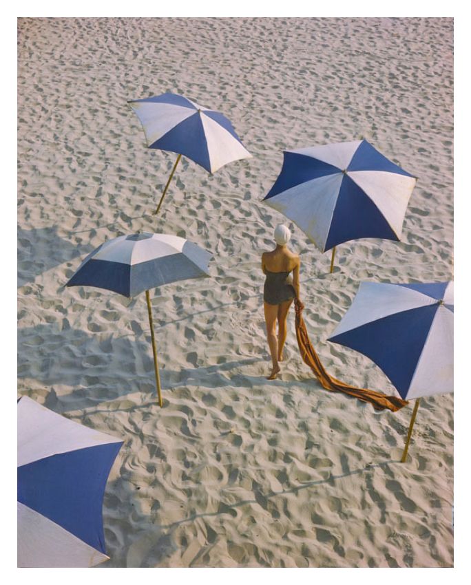 Toni Frissell 'Girl On The Beach' Unframed Archival Pigment Print photo furniture