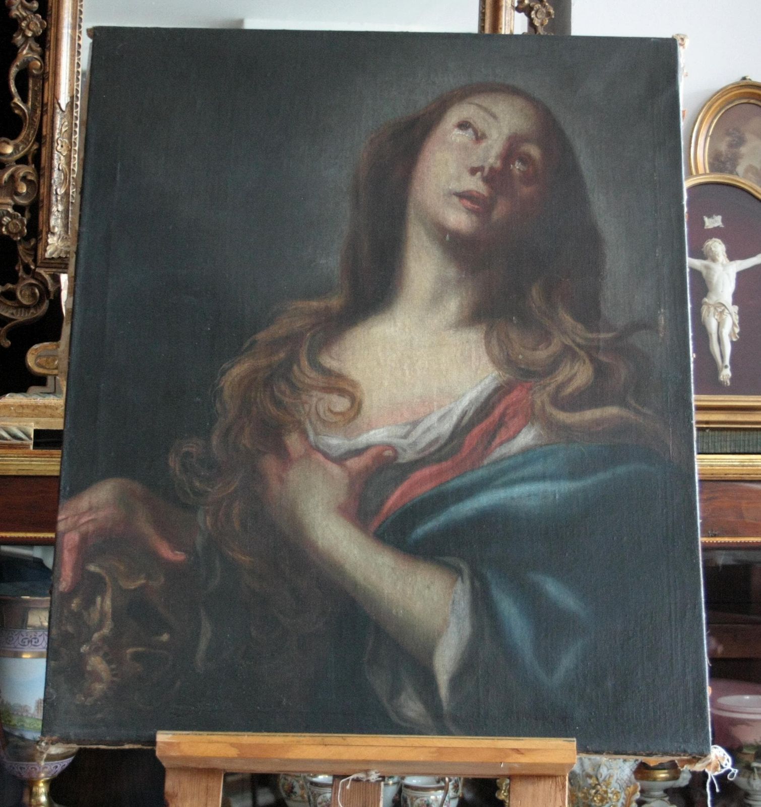 Penitent Magdalene, Late 17th Century, Oil On Canvas