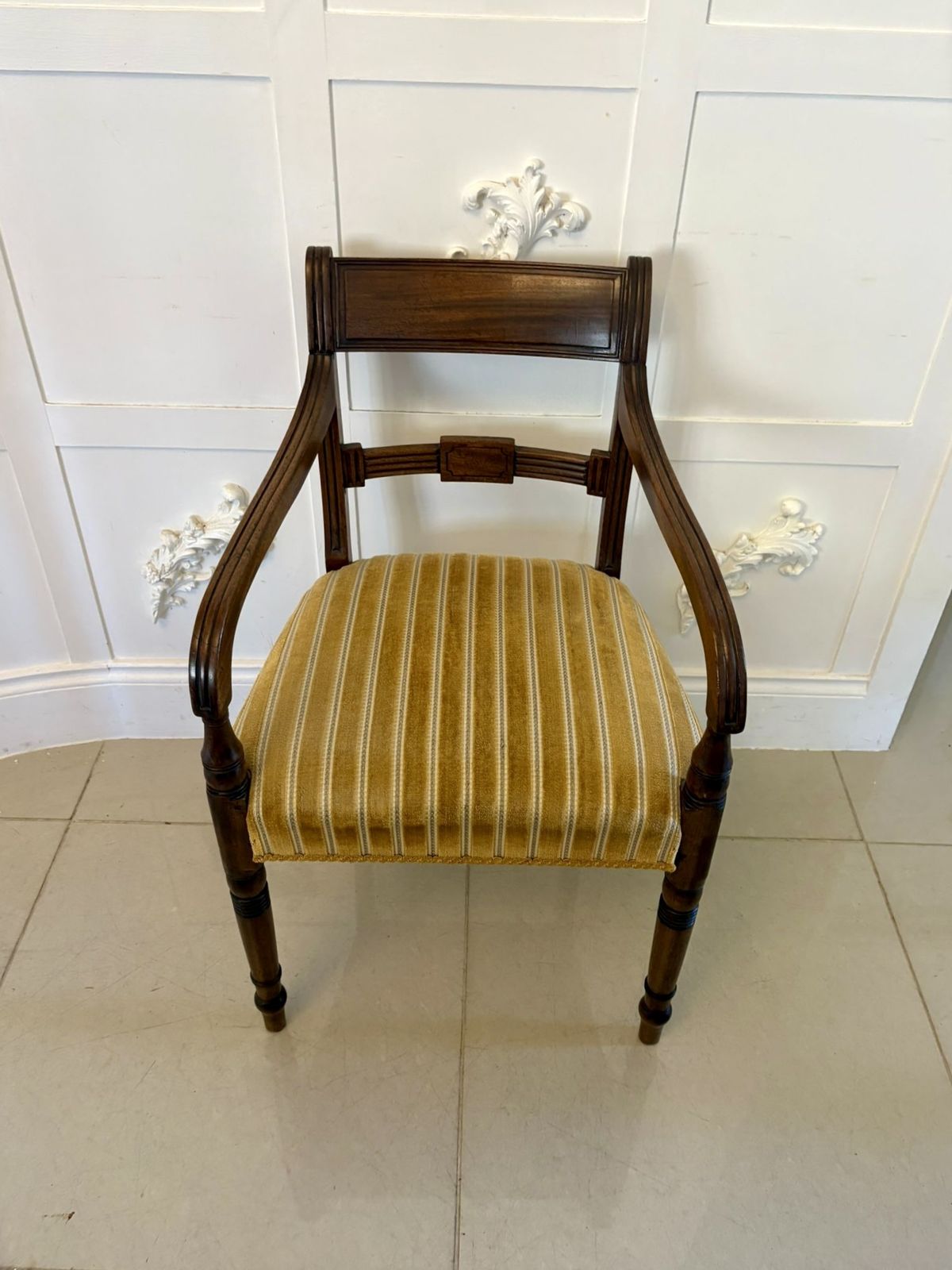 Pair Of Antique 19th Century Quality Mahogany Desks Chairs photo Furniture