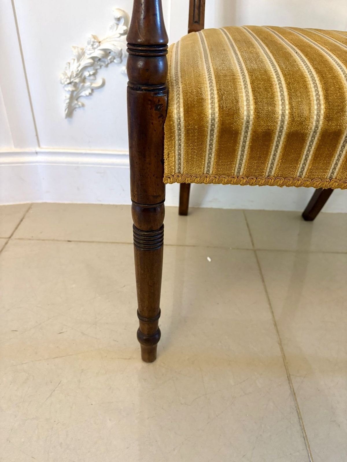 Pair Of Antique 19th Century Quality Mahogany Desks Chairs photo vinterior