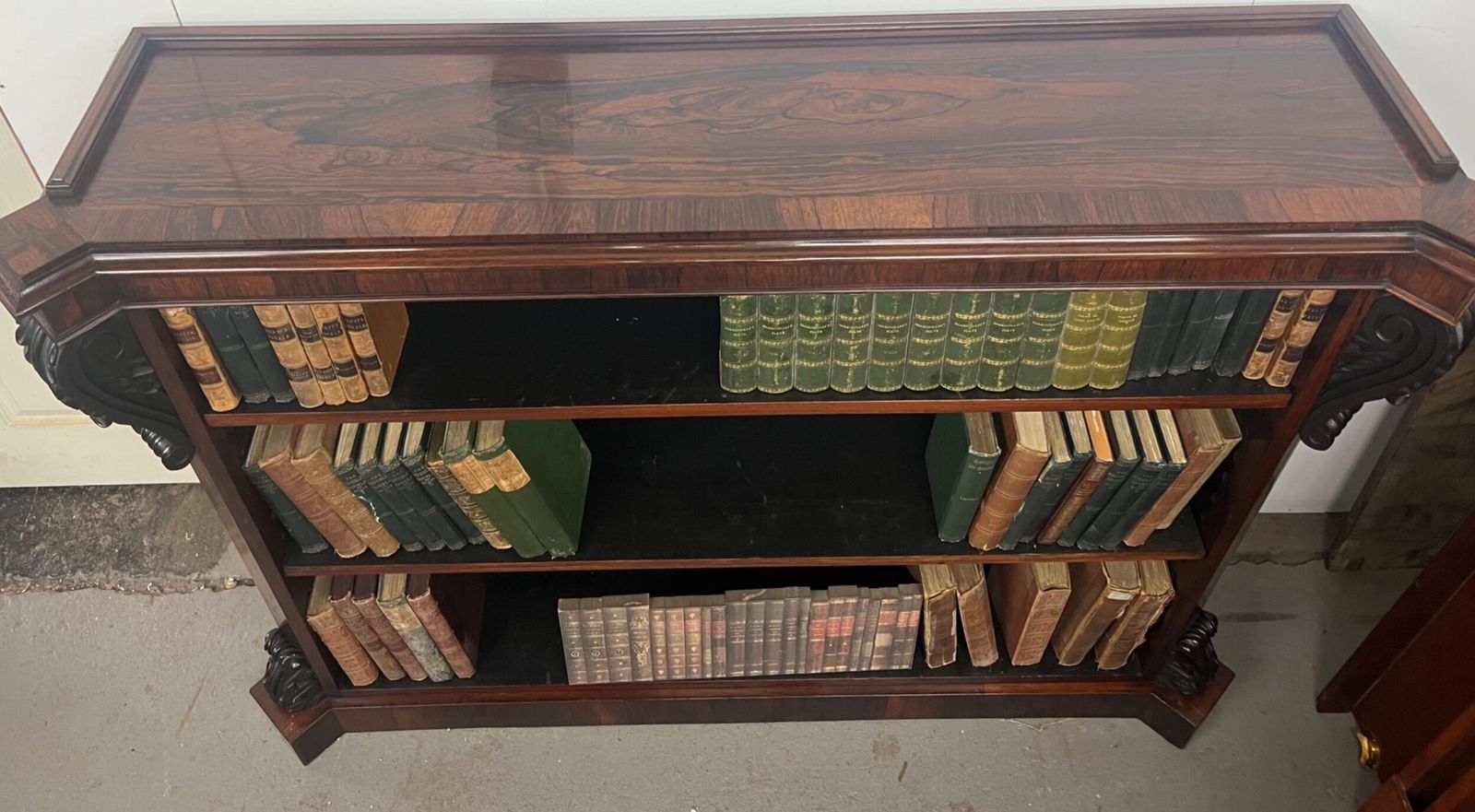 Top Quality Antique Rosewood Open Bookcase photo furniture